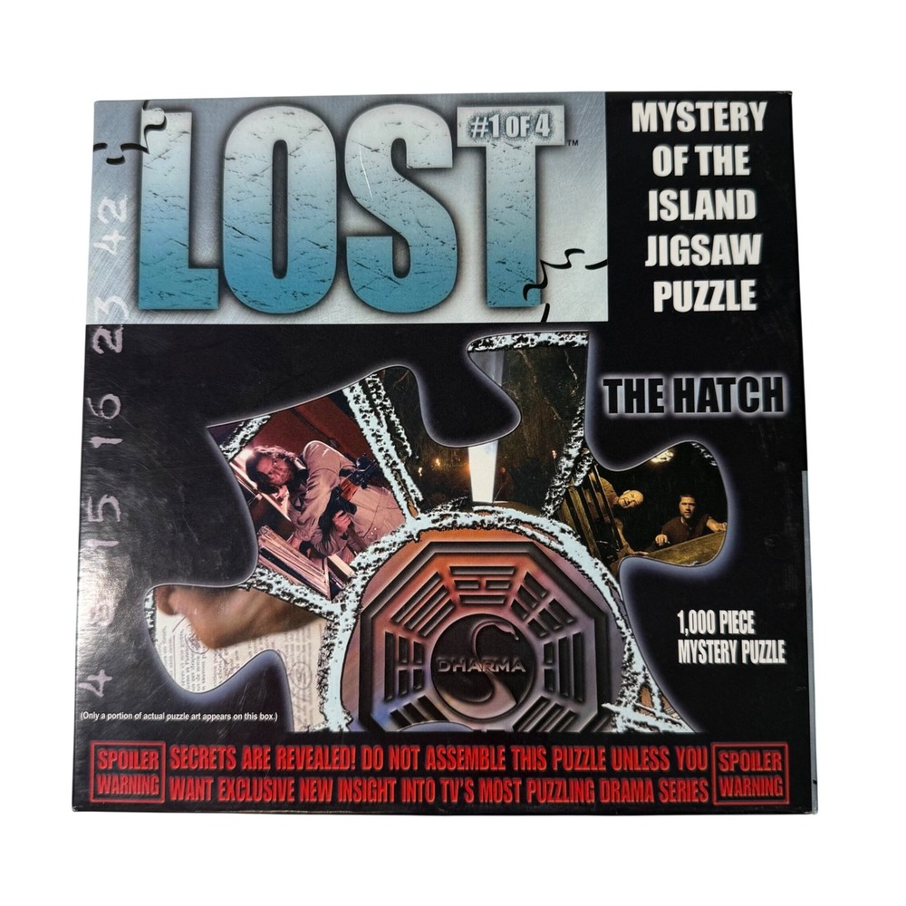 LOST The Hatch Mystery of the Island Jigsaw Puzzle 1000 Piece TDC Games 2006 #1